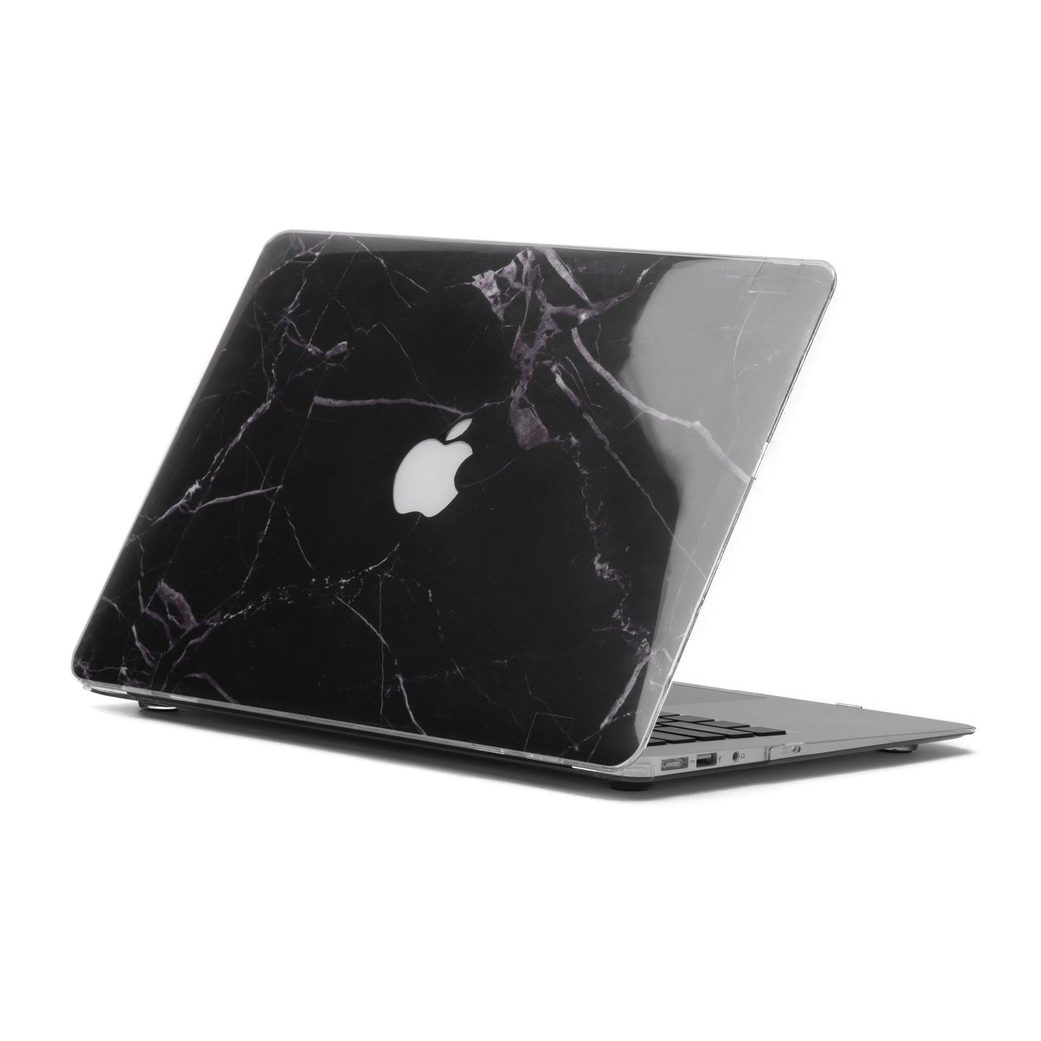 Black Hyper Marble MacBook Air 13-inch (2018-2019) Skin + Case