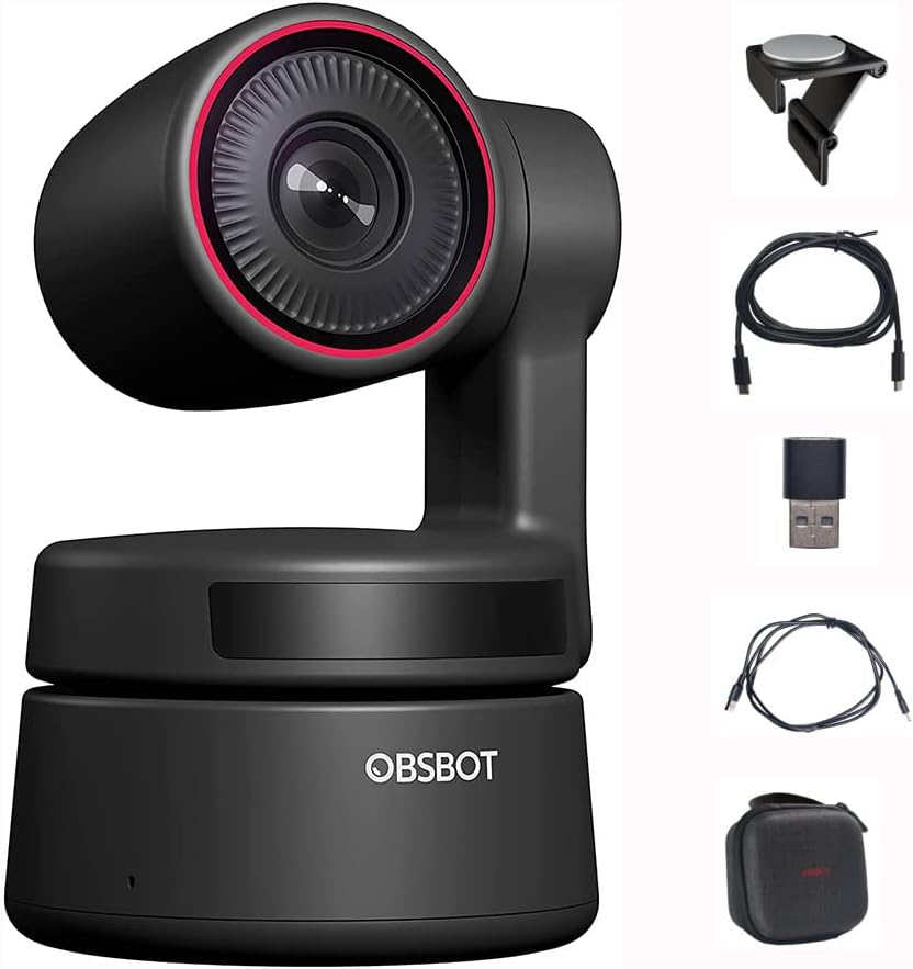 OBSBOT Tiny 4K PTZ Webcam