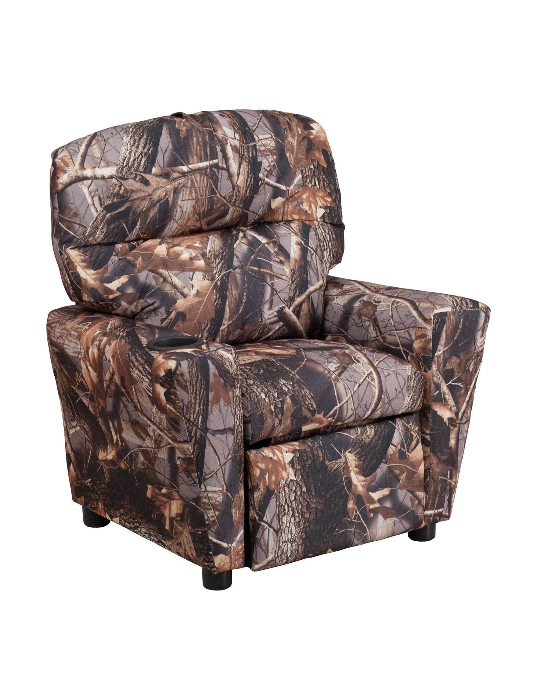 Flash Furniture Fabric Kids Recliner, Camouflage