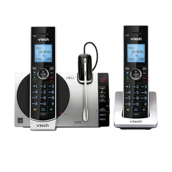 Vtech DS6771-3 2 Handset Connect to Cell Answering System with Cordless