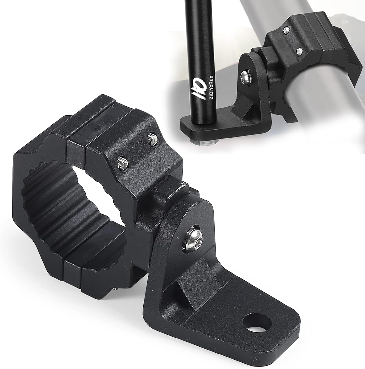 UTV Flag Mount, Whip Light Holder, Zidiyoruo Off-road Flag Mounting Bracket for Mounting Flag and Whip Light, Aluminium Alloy, 360&deg