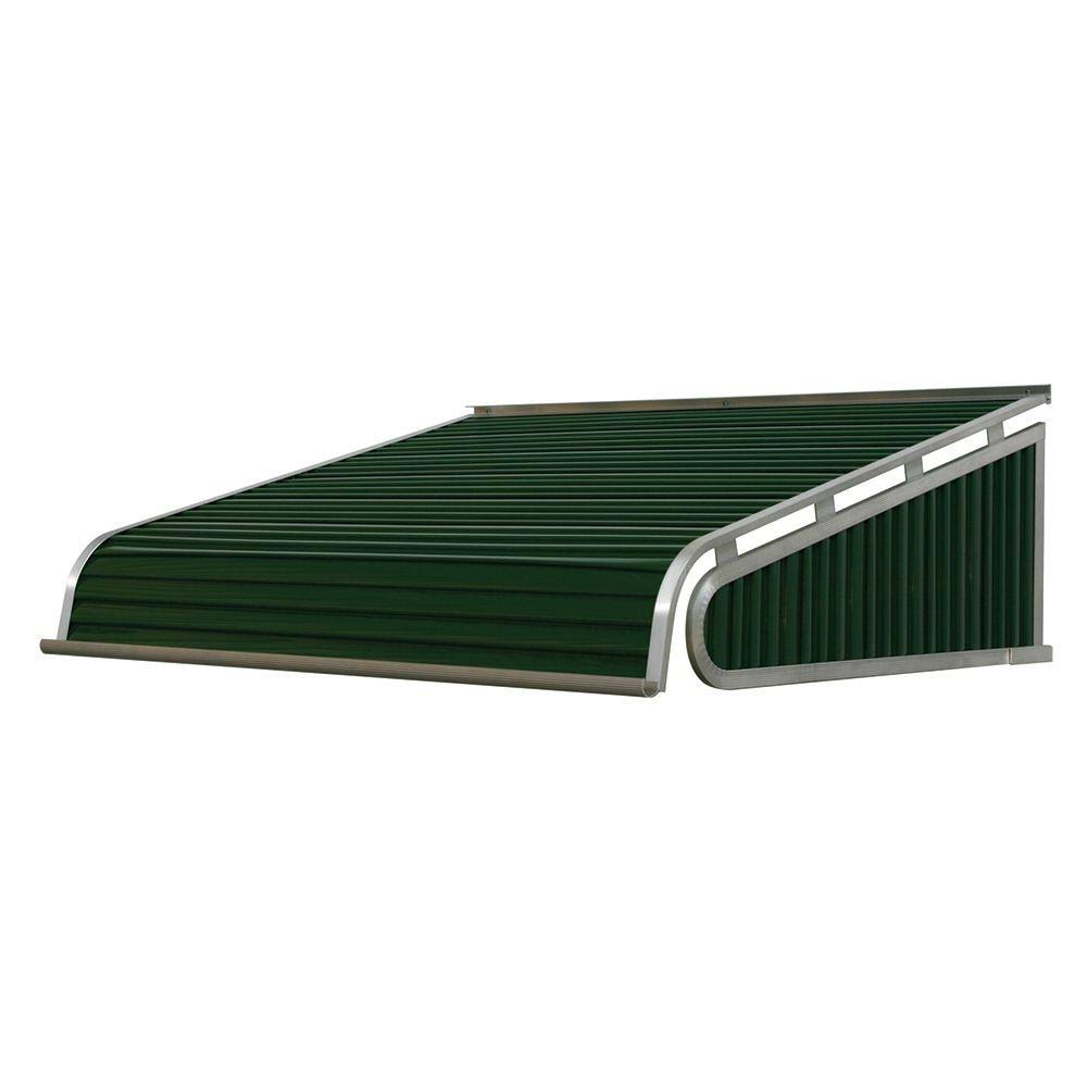 NuImage Awnings 1500 72-in Wide x 60-in Projection Evergreen Solid Fixed Door Awning | K151007225