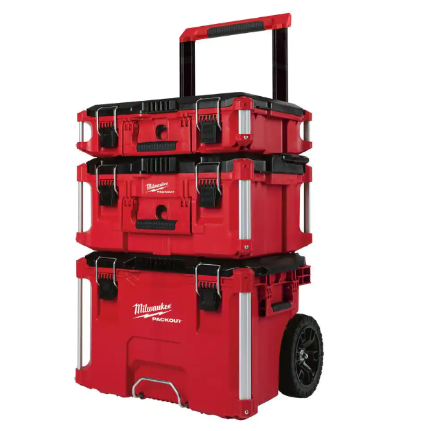 PACKOUT 22 in. Rolling Tool Box, 22 in. Large Tool Box and 22 in. Medium Tool Box