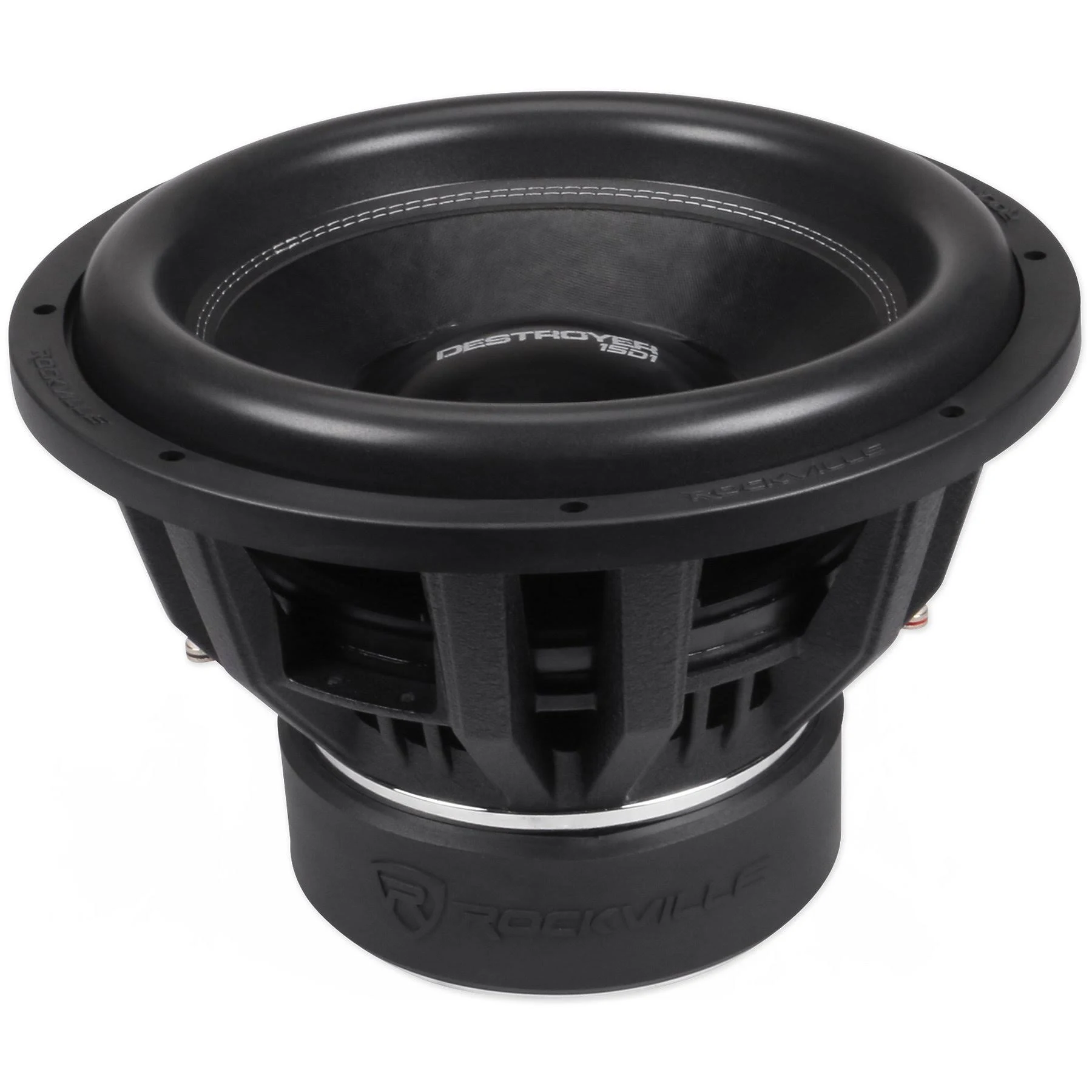 Rockville Destroyer 15D1 15x22 Competition Car Audio Subwoofer w/USA Voice Coils!