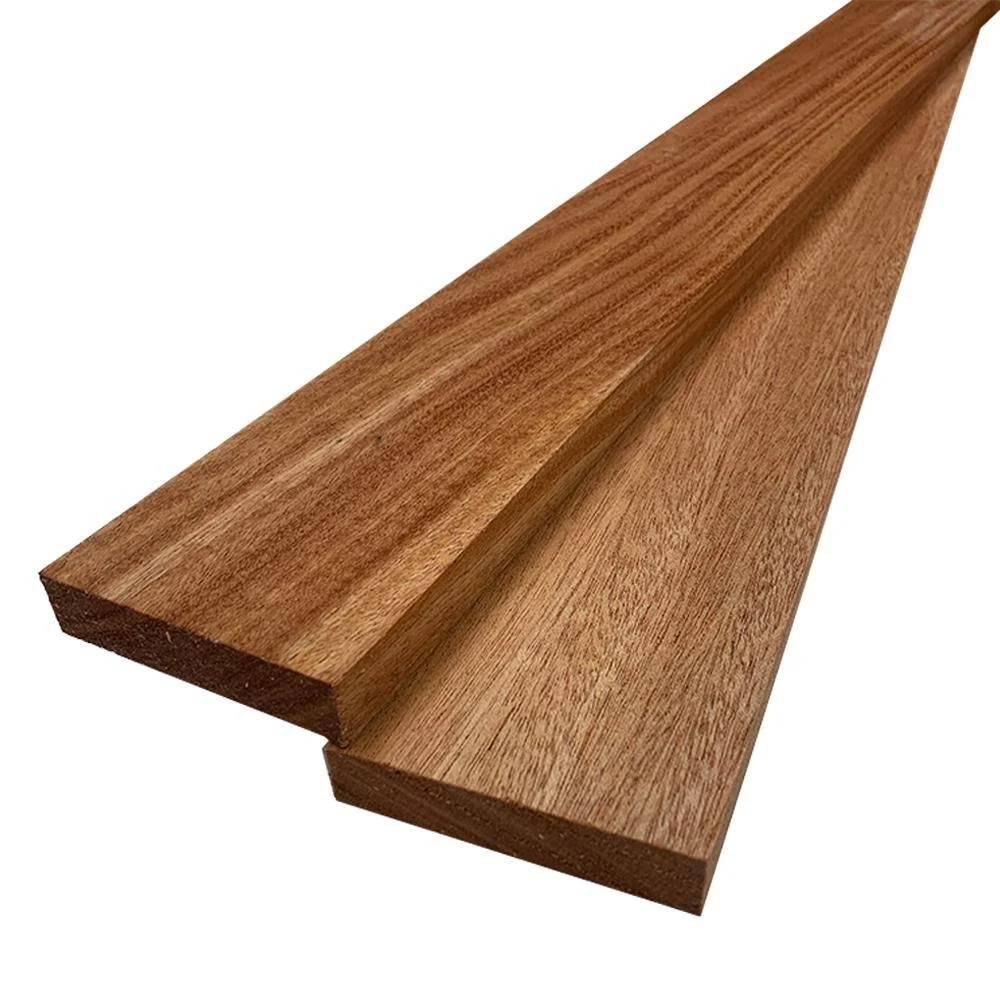 1 in. x 4 in. x 8 ft. African Mahogany S4S Board (2-Pack) OL04031696MA