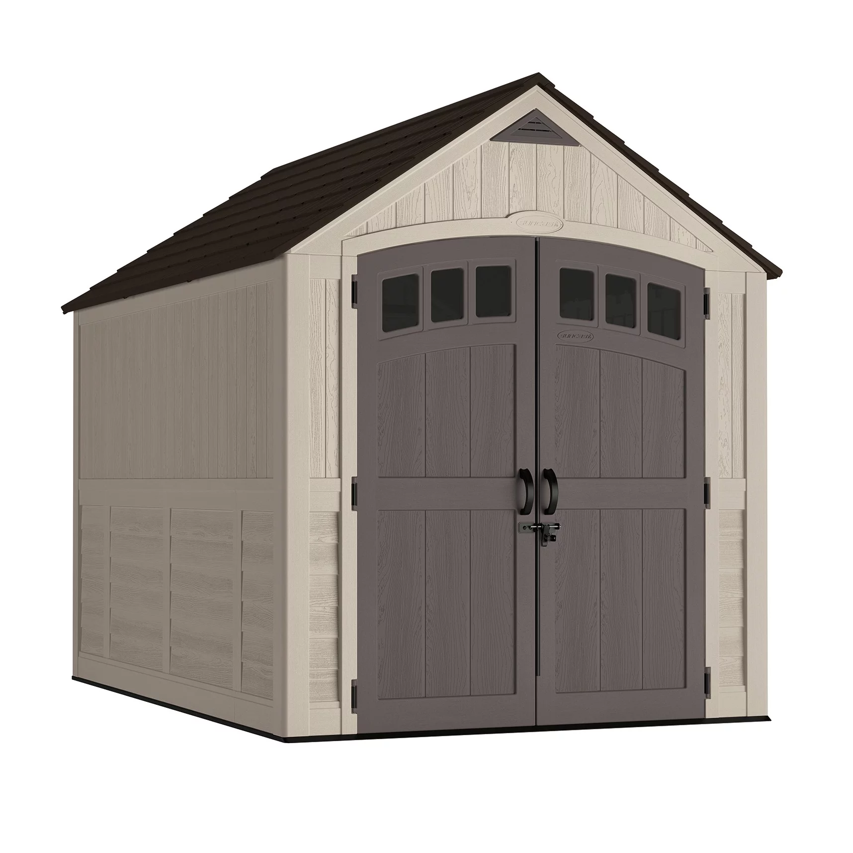 Suncast 481 cu. ft. 7 x 10 Carlisle Outdoor Resin Storage Shed - Curated Treasures Market