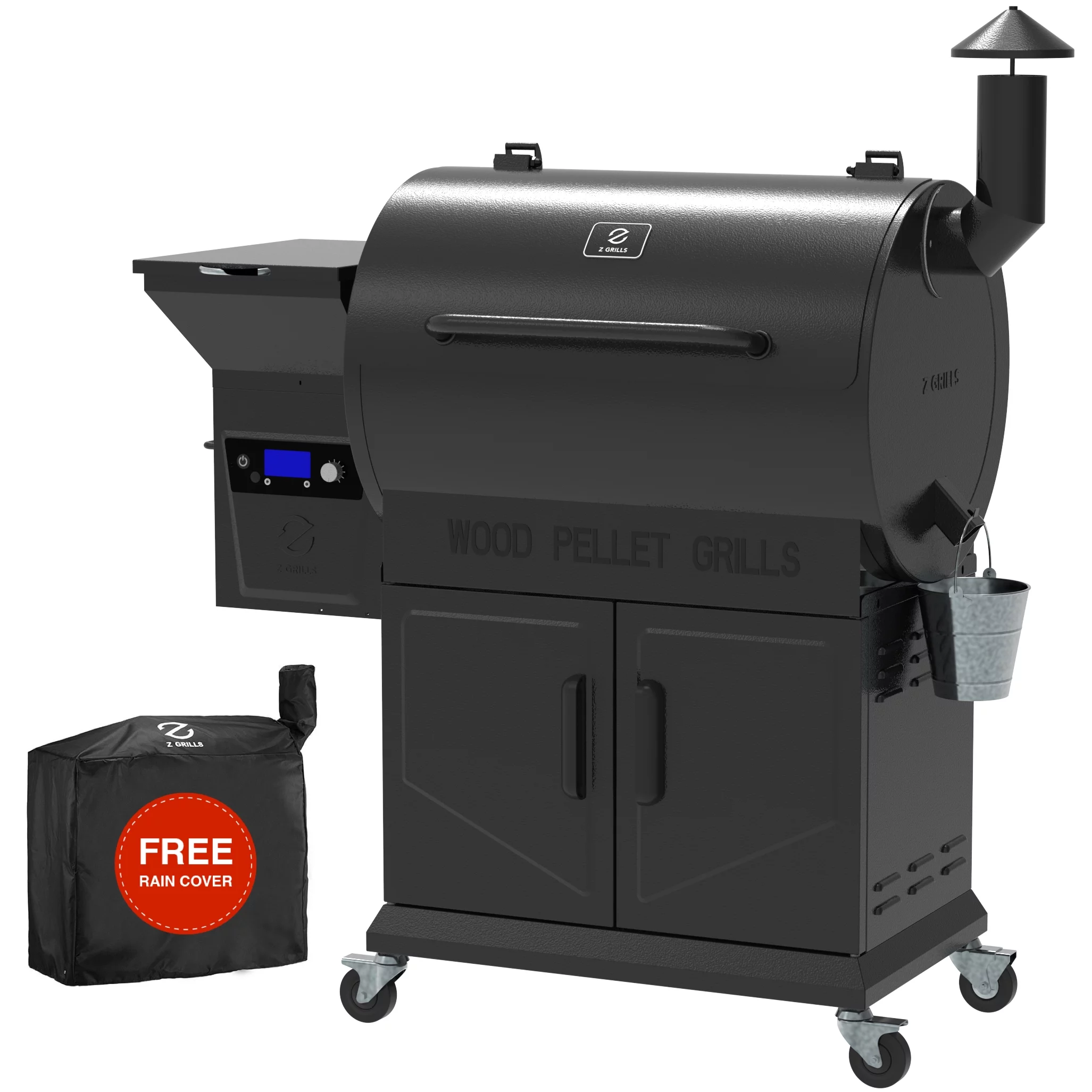 Z Grills ZPG-700D7 697 sq. in. Pellet Grill & Smoker Black