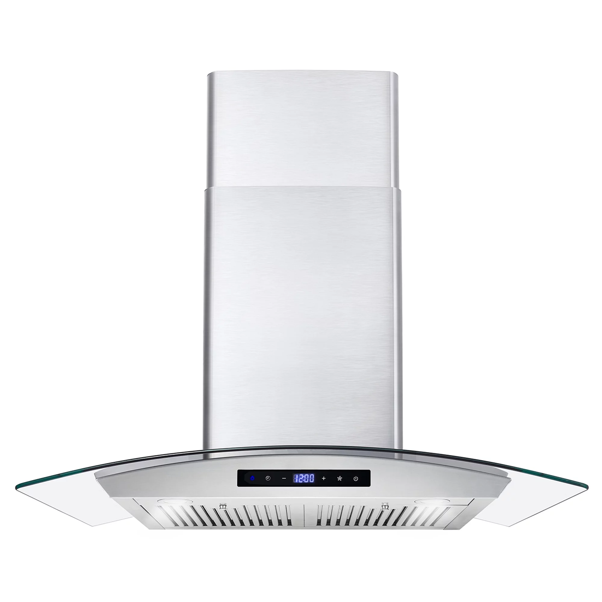 Cosmo 30 in. Ducted Wall Mount Range Hood in Stainless Steel with Touch Controls, LED Lighting and Permanent Filters