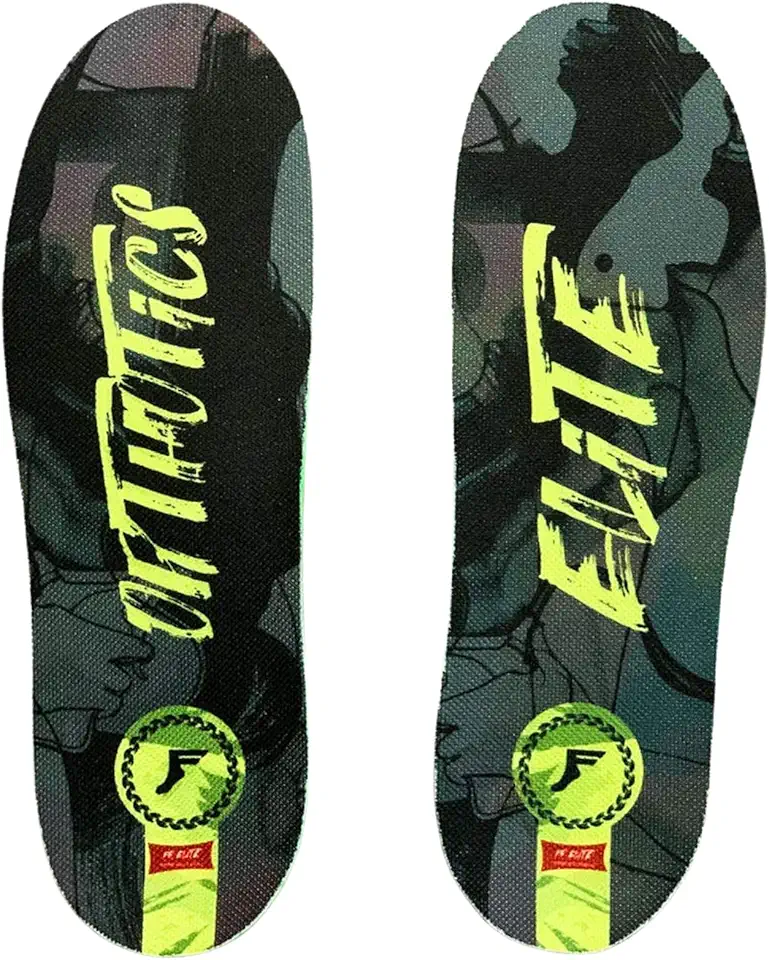 Kingfoam Orthotic Elite FP Insoles - Graphic:: FP Orthotic Elite Classic, USA Men's | Women's Size: M 5/5.5 | W 7/7.5 - Kansas Nuitrition - HNZSDS