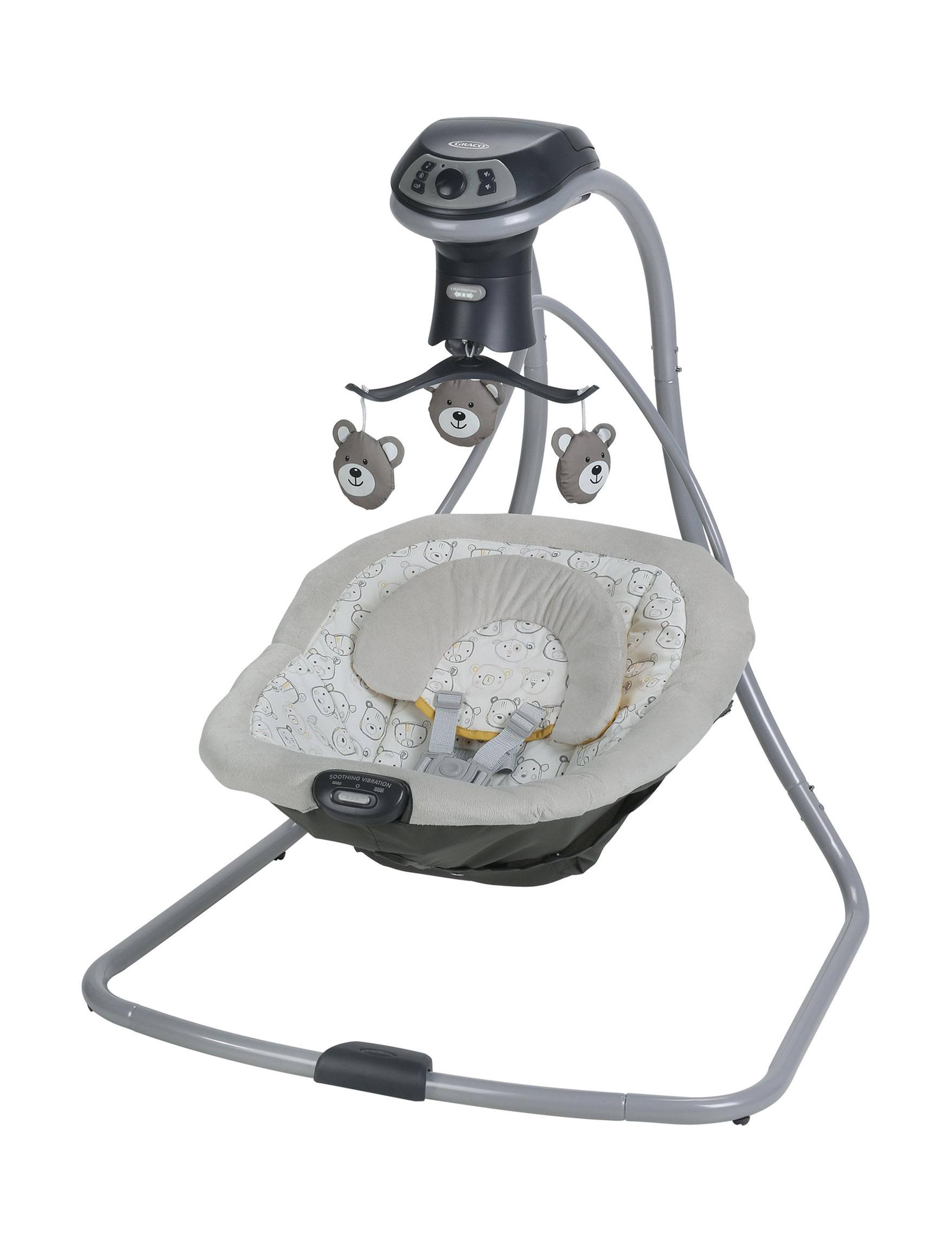 Graco - Simple Sway LX with Multi-Direction Baby Swing, Teddy