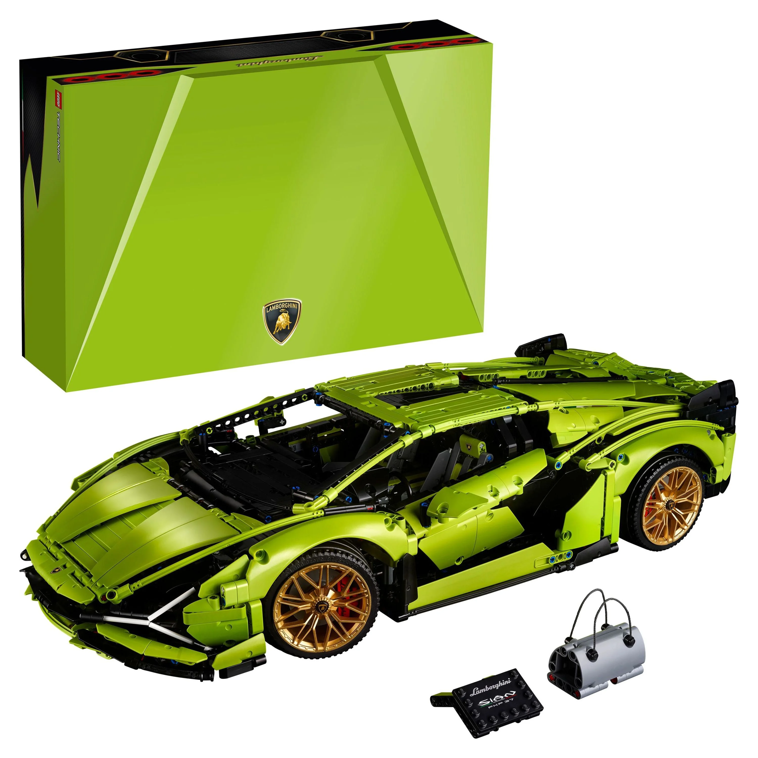 LEGO Technic Lamborghini Sián FKP 37 42115 Building Set - Classic Super Car Model Kit, Exotic Eye-Catching Display, Home or Office Décor