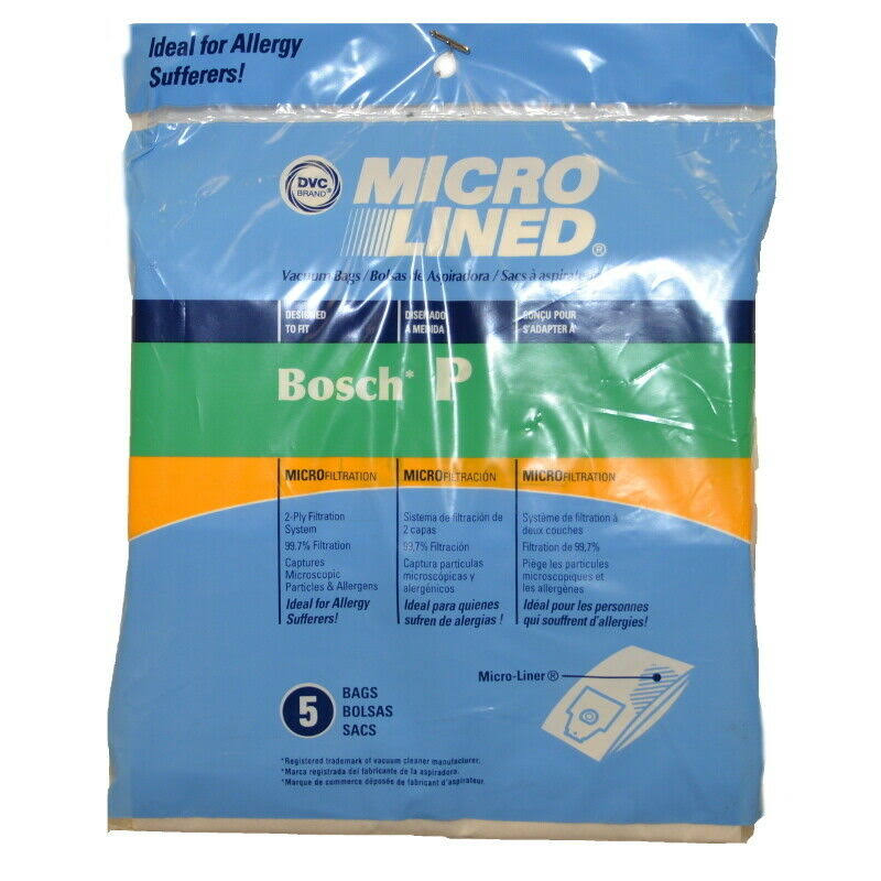 DVC Bosch Type P Bo-14010 Micro Allergen Vacuum Cleaner Bags Made in - Avayadevconnect
