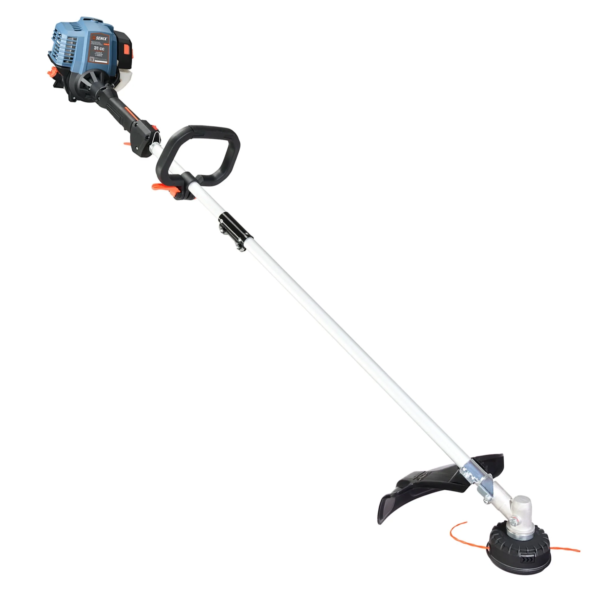 SENIX 17.7-Inch 31 cc 4-Cycle Gas Powered String Trimmer, Straight Shaft, Dual .095 Line and Bump Feed, GTS4QL-M2