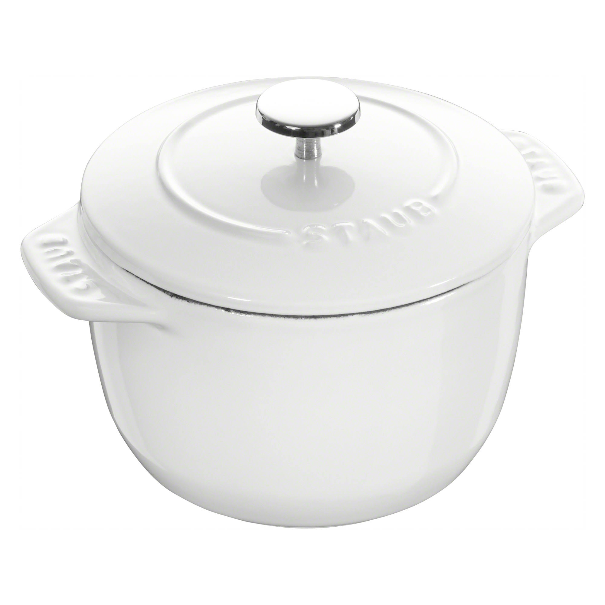 Staub Cast Iron 1.5-qt Petite French Oven, White