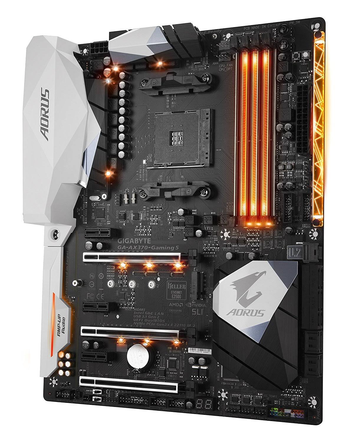 Gigabyte GA-AX370-Gaming 5 AM4 AMD X370 ATX Motherboard