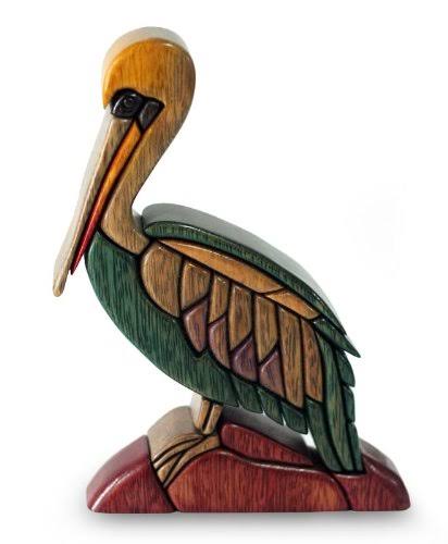 NOVICA Peruvian Pelican Figurine