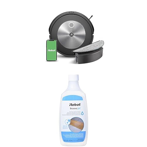 iROBOT Roomba Combo j5 Robot Vacuum & Mop – Identifies and Avoids Obstacles Like Pet Waste & Cords, Clean by Room with Smart Mapping