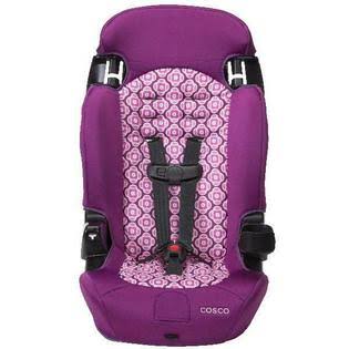 Cosco Booster Car Seat Chair Child Kid Toddler Lightweight Travel Safety Cup Rosette