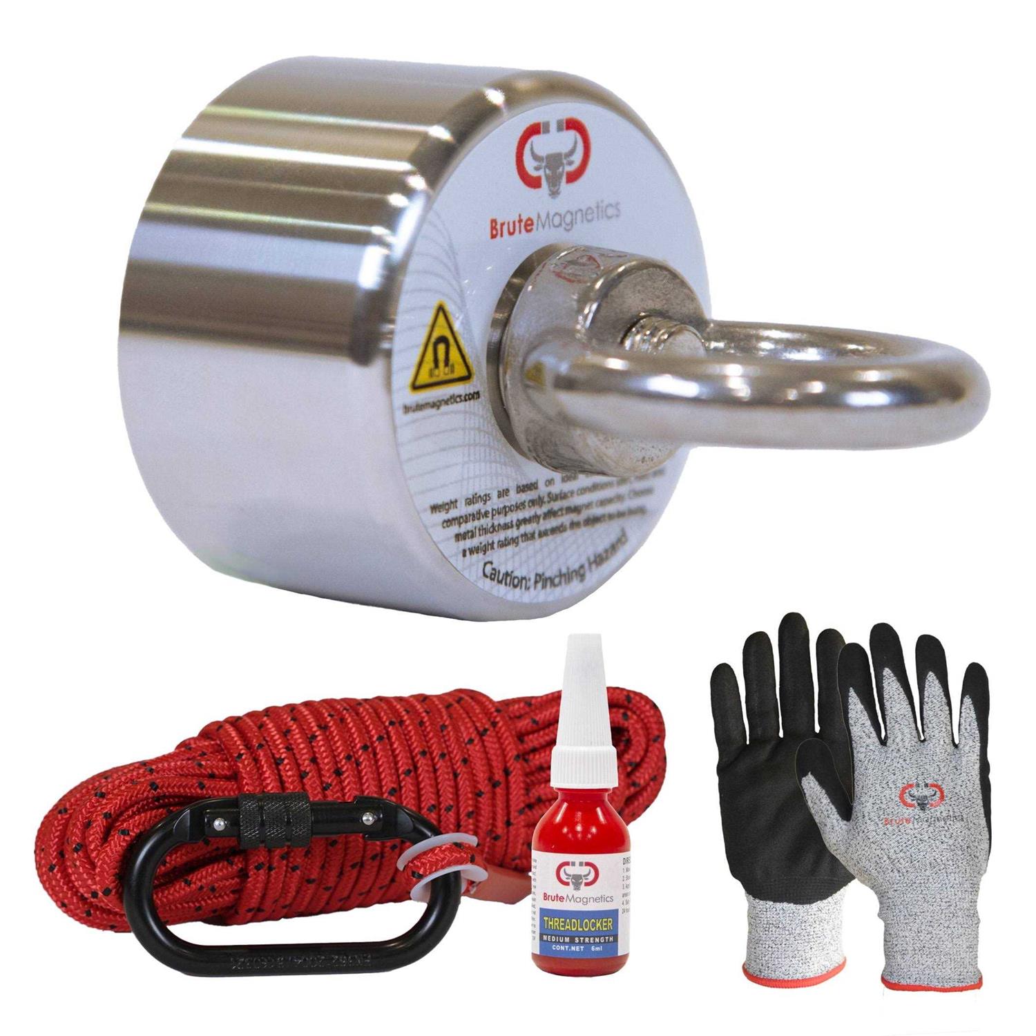 Brute Magnetics Bolt 360 800 lb Fishing Magnet Bundle - Sports Supplies Online Store