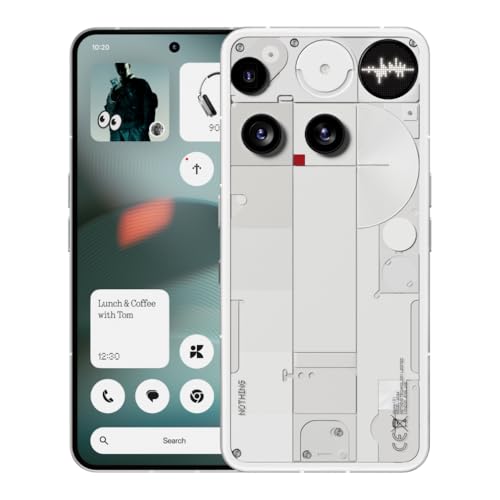 Nothing Phone (3) Cell Phone, 2025 New 5G Unlocked Phones 512GB, Android 15, Snapdragon 8s Gen4