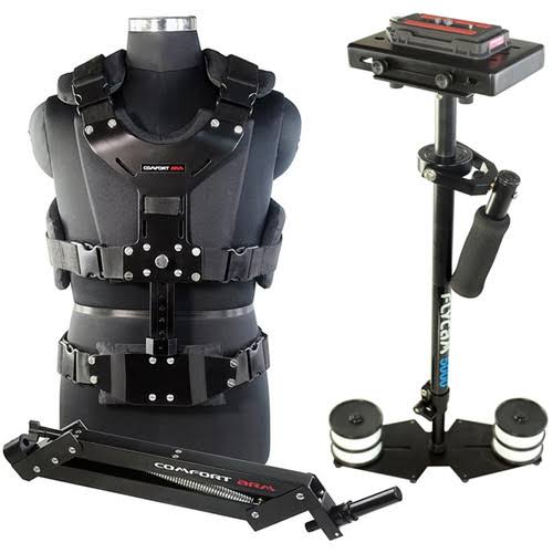 FLYCAM 5000 Camera Stabilizer with Comfort Arm and Vest + Free Arm Support Brace u0026 Table Clamp (FLCM-CMFT-KIT)| Stabilizatio