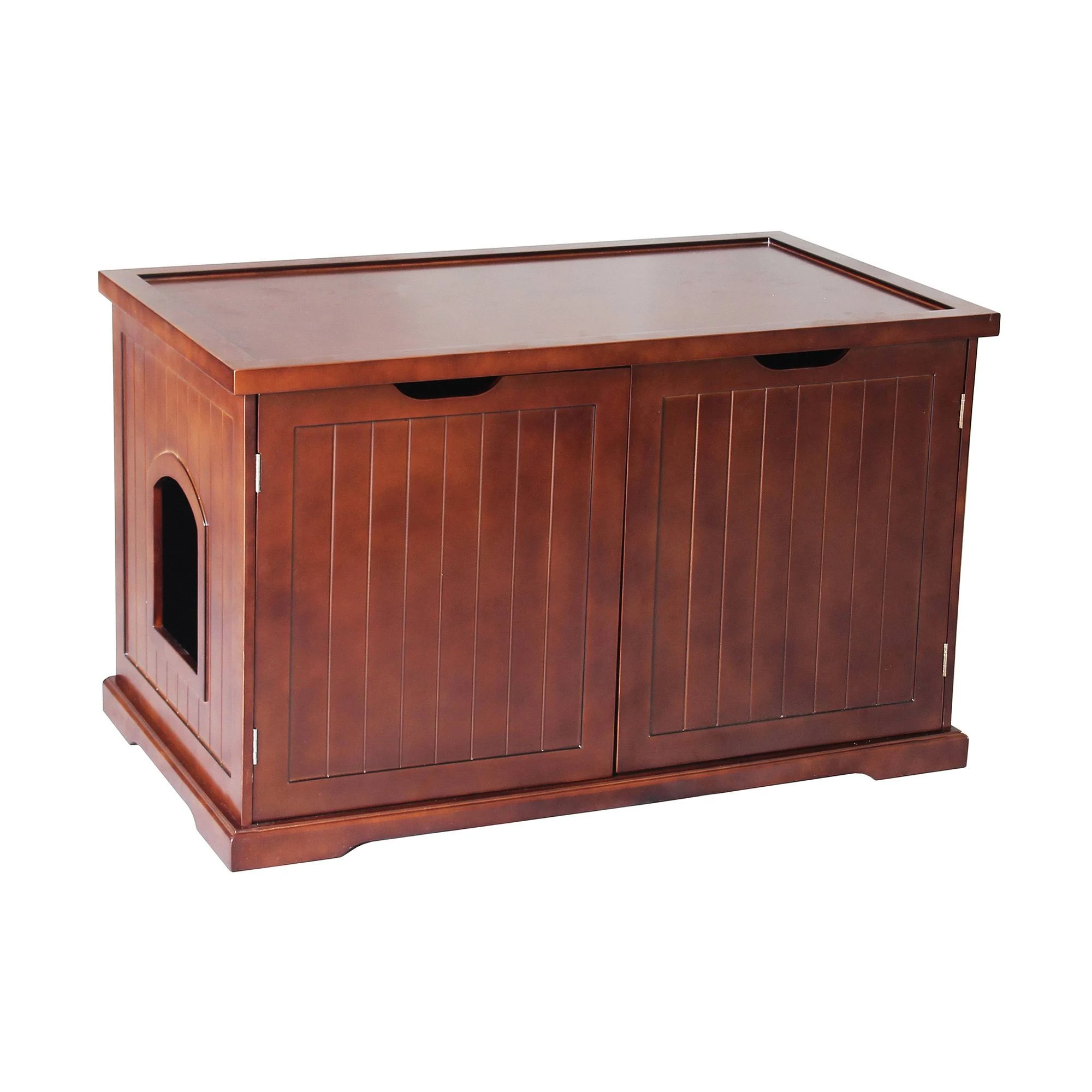 Cat Washroom Bench Walnut
