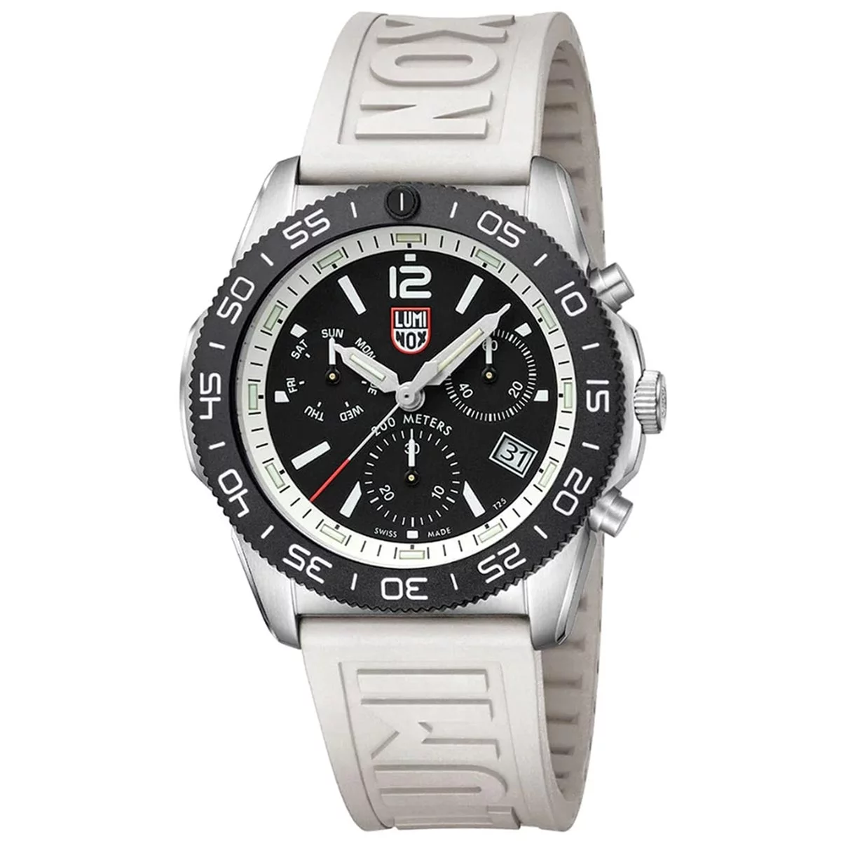 Luminox 3141 Men's Pacific Diver Chronograph Black Dial Watch - Curated Treasures Market