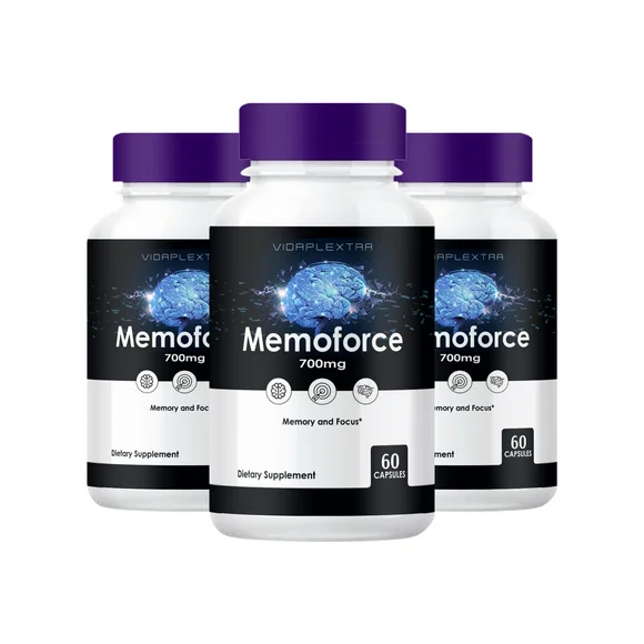 (3 Pack) Memo Force Capsules - Memo Force Capsules - Kansas Nuitrition - HNZSDS