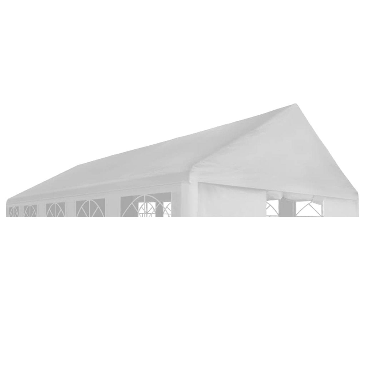 vidaXL Party Tent Roof 236.2x22 x 472.4x22 White