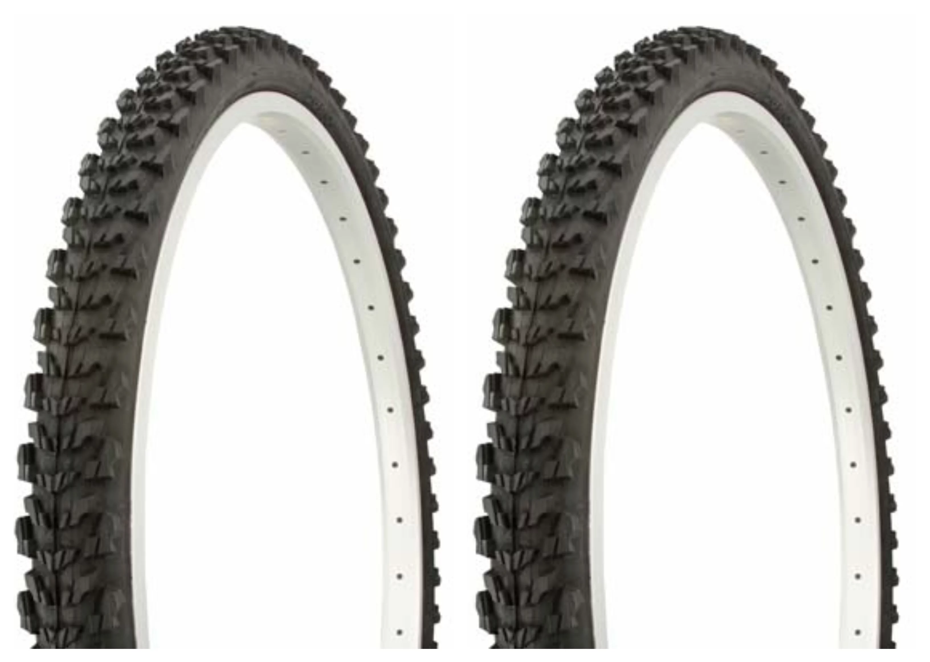 Tire set. 2 Tires. Two Tires Duro 26" x 1.95" Black/Black Side Wall HF-827. Bicycle Tires, bike Tires, beach cruiser bike Tires, cruiser bike Tires