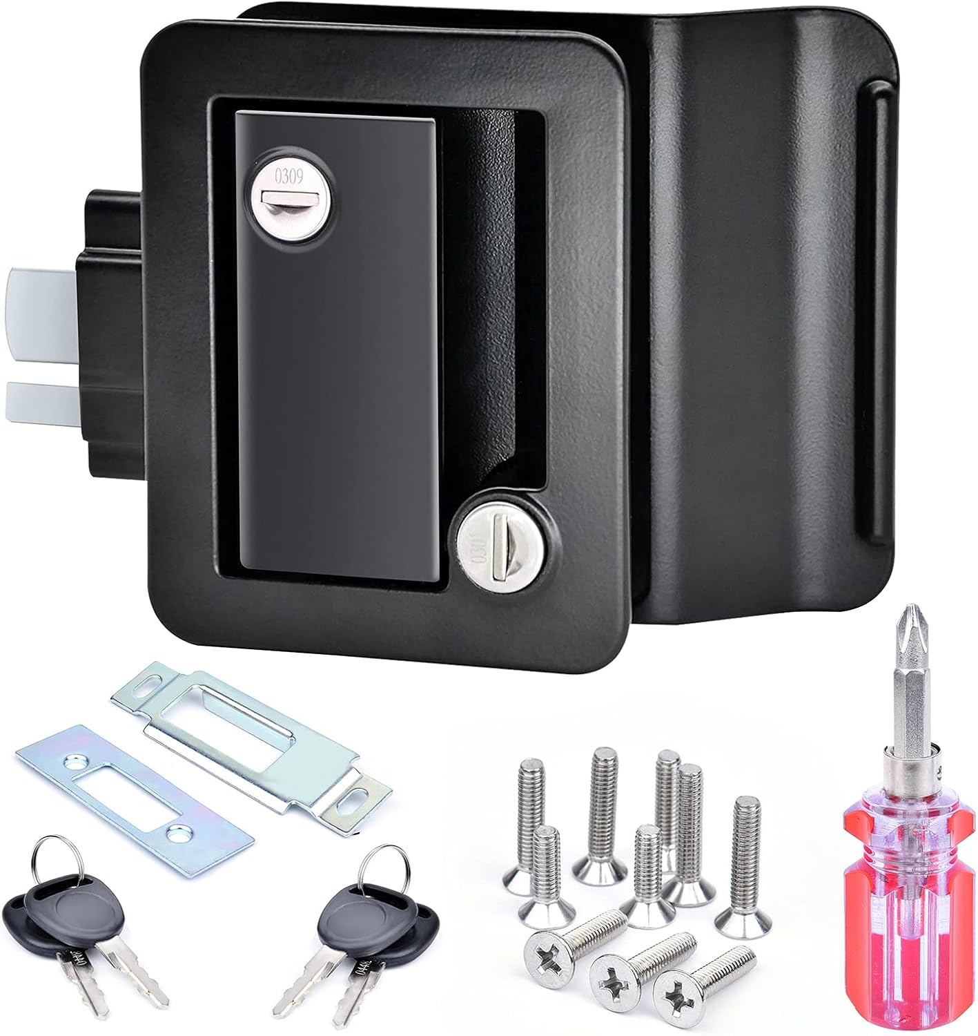 RISTOW Upgraded RV Entry Door Lock with Paddle Deadbolt