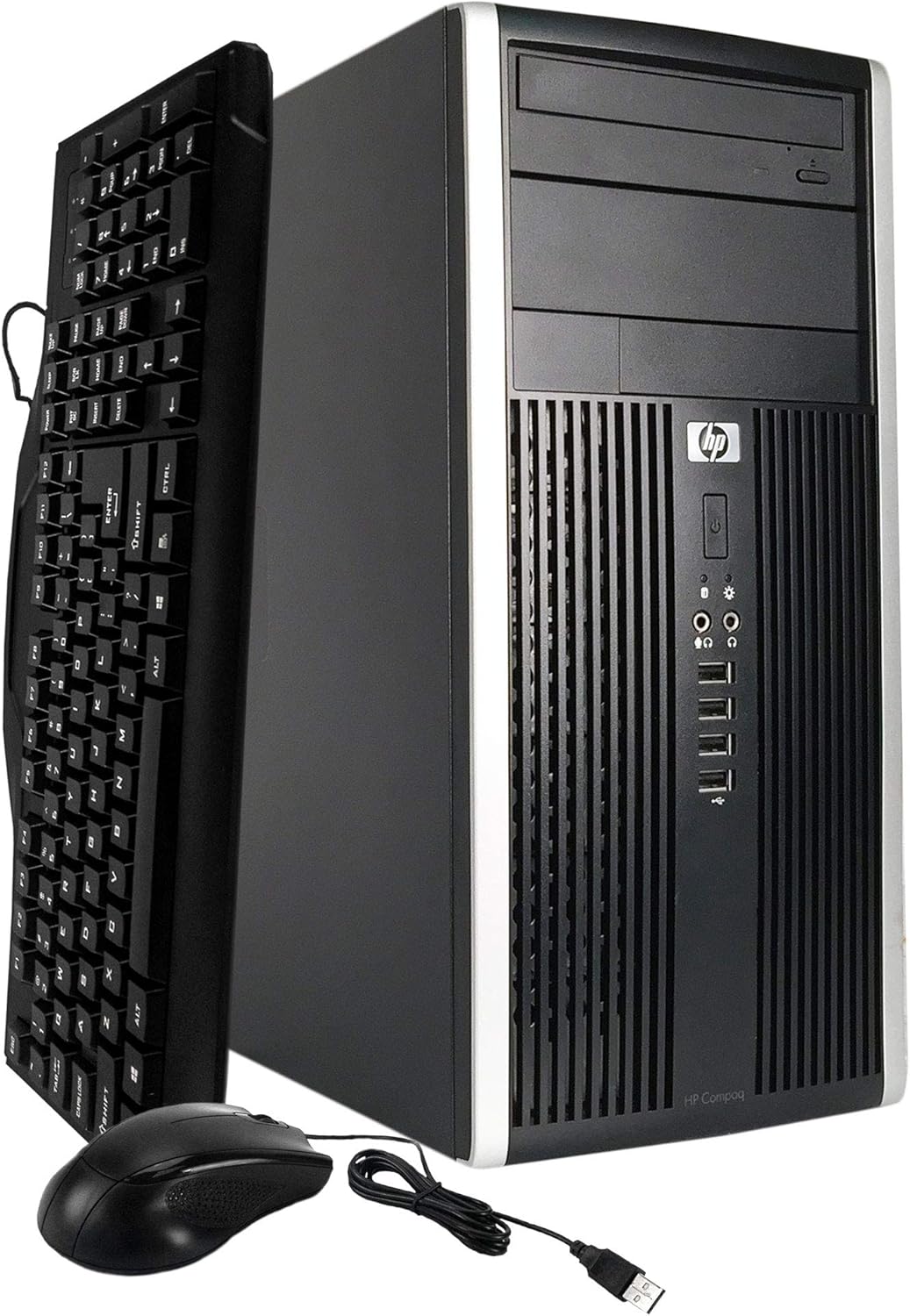 HP Compaq Elite 6300 Tower Business Desktop Computer, Intel Quad-Core i5-3470 up to 3.60GHz, 8GB RAM, 256GB SSD + 500GB HDD, DVD, WiFi, USB 3.0