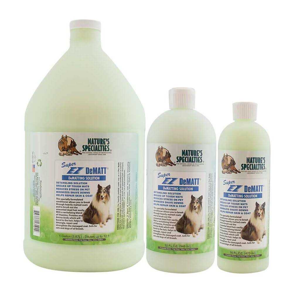 Nature's Specialties Super EZ Dematt Conditioner for Dogs Cats - Pet Supplies online store