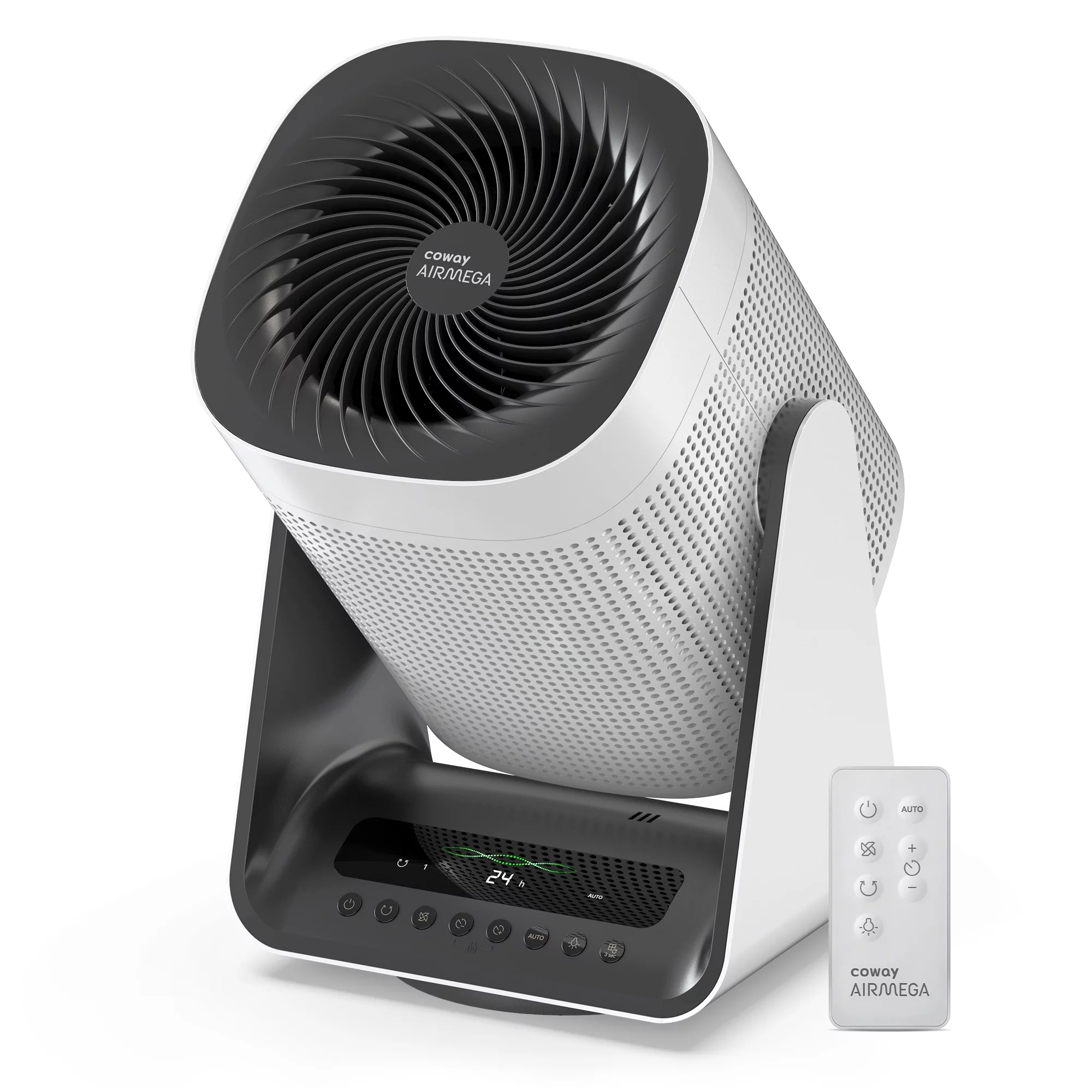 Coway Air Purifier Airmega Aim True HEPA Air Purifier + Fan (2in1), Covers Upto 246 sq ft, Auto Mode, Oscillation, Air Quality & Filter Indicator