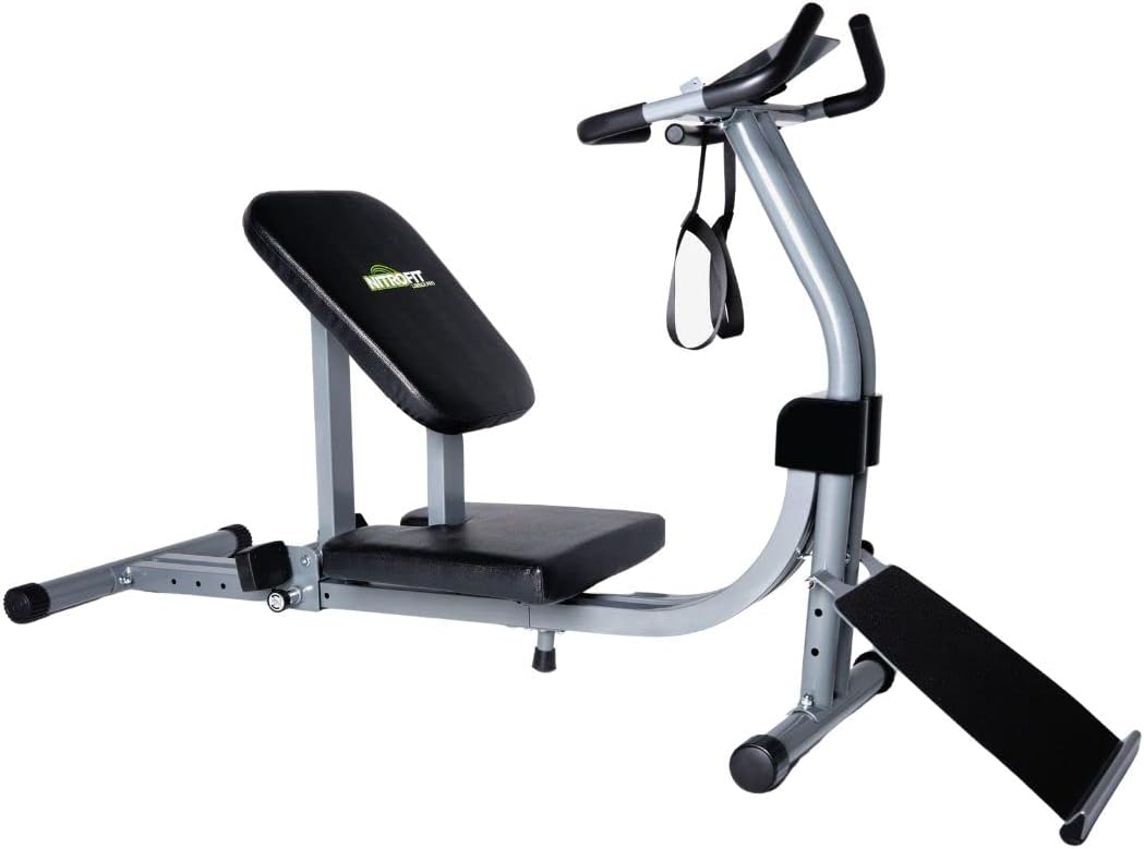 Full Body Stretching Machine Nitrofit Limber Pro. Only Stretch Machine with Adjustable Sliding Seat & Slant Board. Stretch Training Video included.