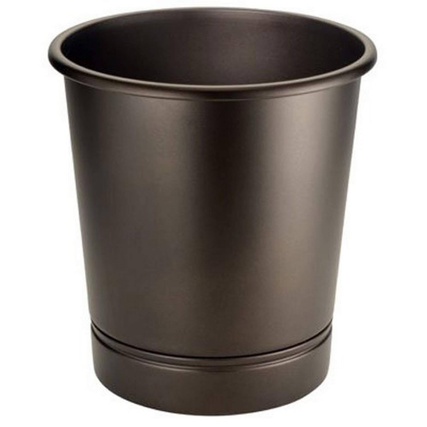 Interdesign 76585 York Waste Can, Bronze Metal