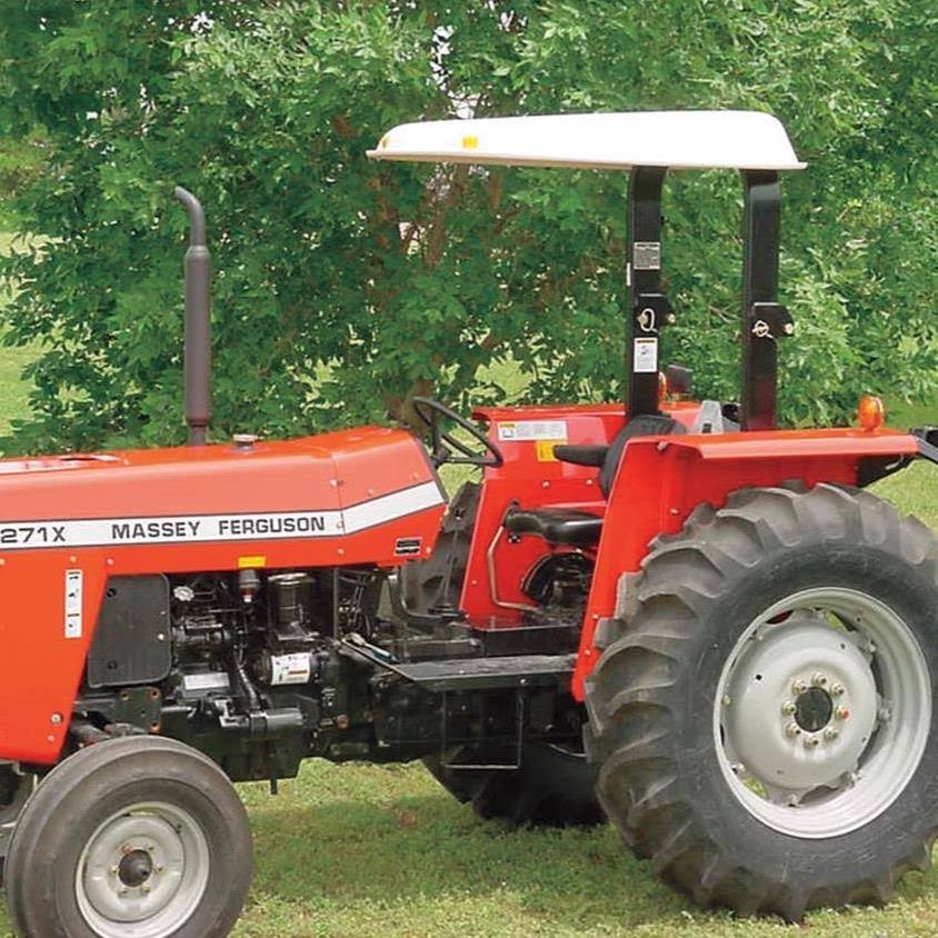 Femco Standard Tractor Canopy, White by Gemplers