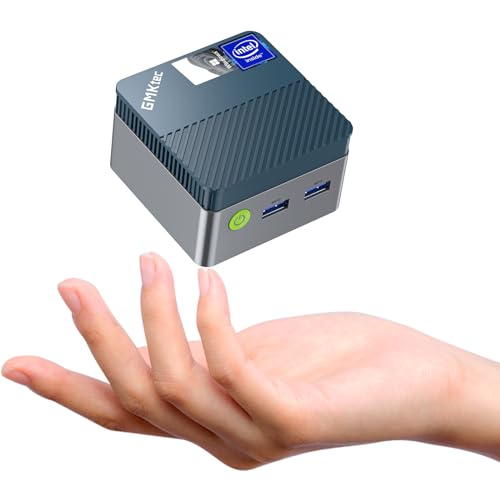 GMKtec Mini PC N97 Windows 11 Pro Micro Desktop Computer, 12th Gen Intel N97 (up to 3.60GHz) 12GB DDR5+512GB SSD for Business, School, Office