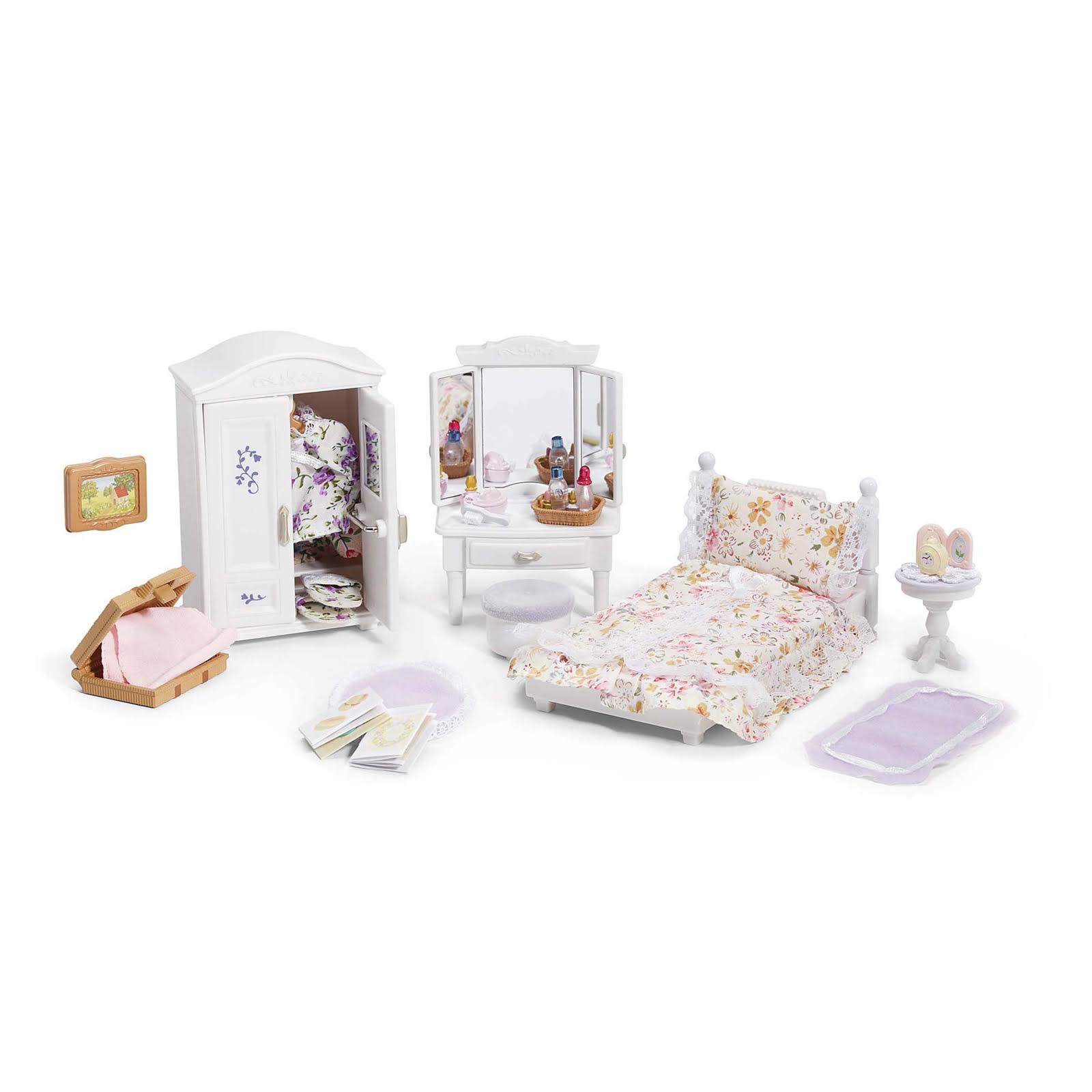 Calico Critters Girl Lavender Bedroom Furniture Set