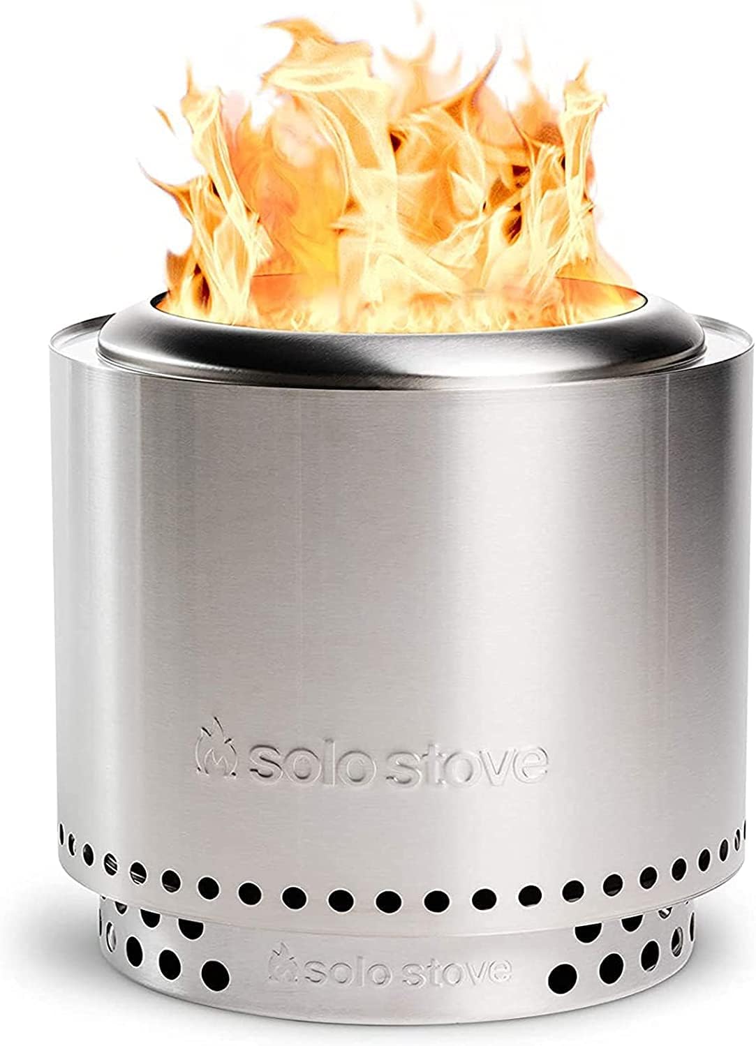 Solo Stove Ranger with Stand Portable Outdoor Fire Pit Stainless Steel Firepot for Wood Burning and Low Smoke Great Fire Pits for Outside | 15x12.5
