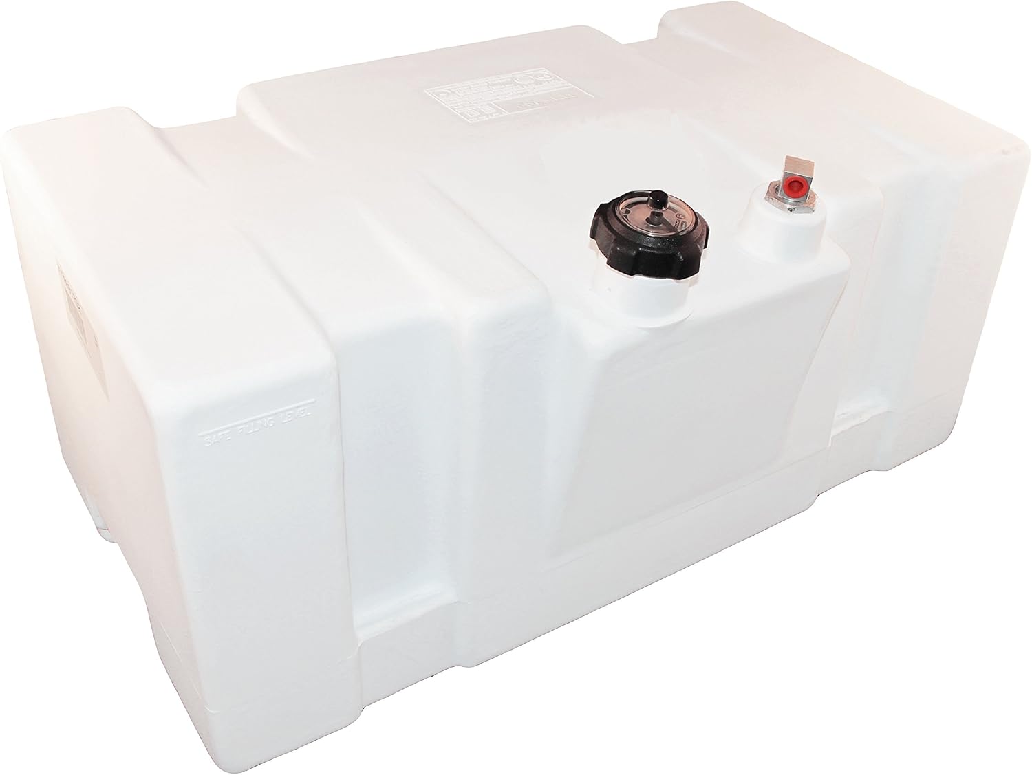 Moeller Marine 031626, Topside Fuel Tank, 22 Gallon, 83 Liter, White