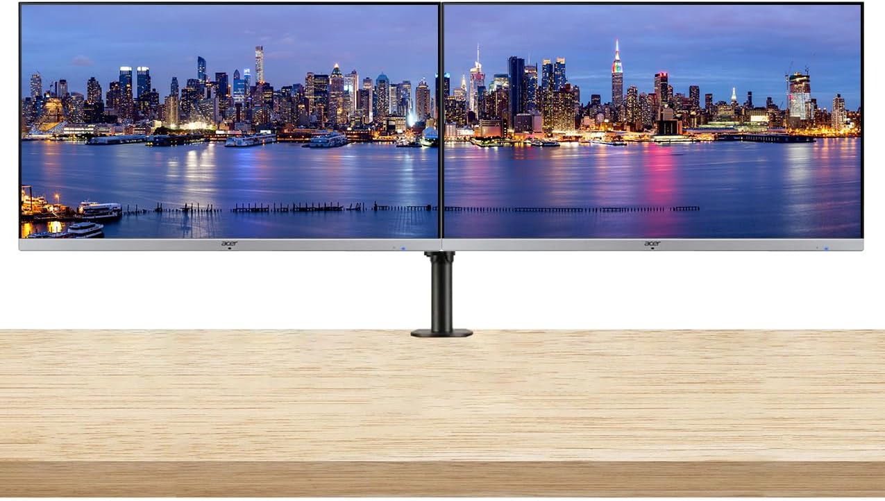 acer CB322QK 32-inch 2160P 4K UHD IPS LCD Professional Monitor, 2-Pack Bundle with, Eye Care, Dock, USB-C, Ethernet, HDMI, DisplayPort, USB Hub