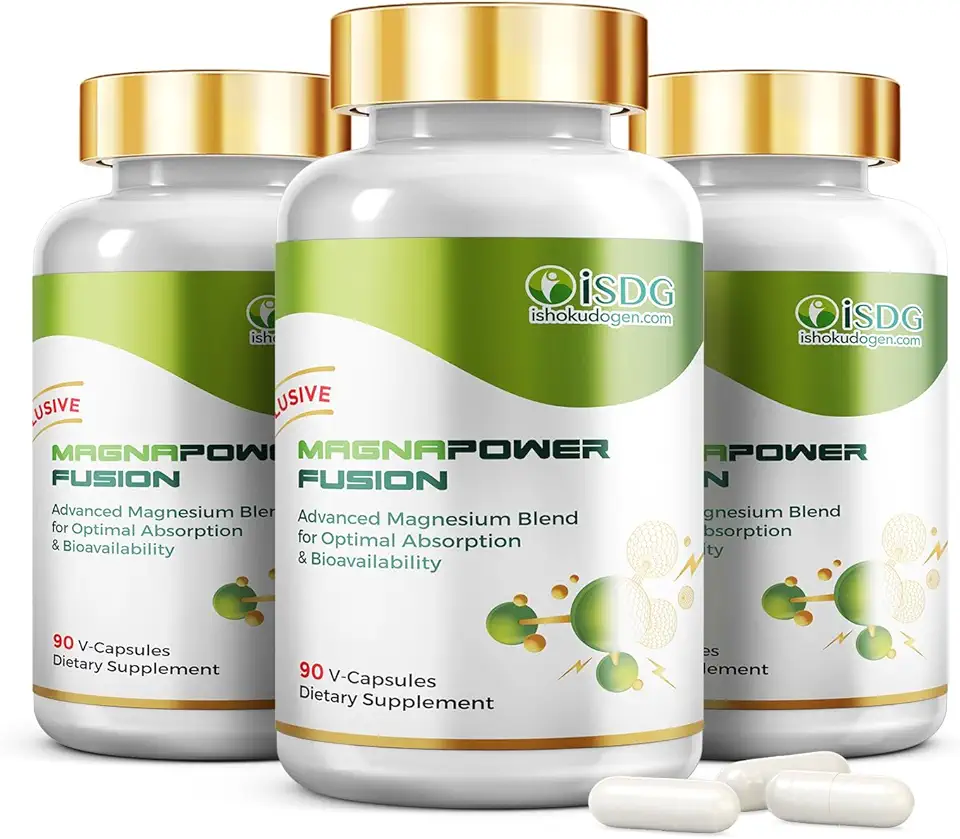 Magnesium Complex Supplement 300mg of Magnesium Glycinate, Citrate, Malate & L-Threonate - Kansas Nuitrition - HNZSDS