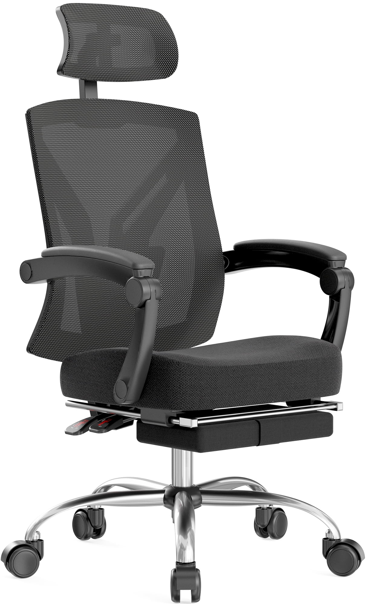 Hbada Ergonomic Office Recliner Chair - High-Back Desk Chair Racing Style with Lumbar Support - Height Adjustable Seat
