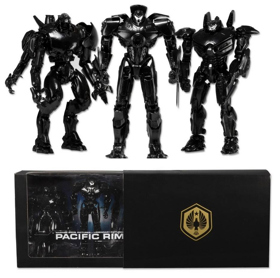 NECA Pacific Rim SDCC Exclusive End Titles Jaeger 3-Pack Figure Set