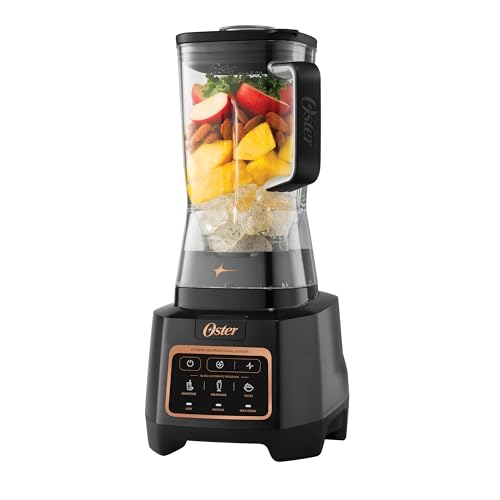 Oster Extreme Mix Blender, 1500 Watt High Speed Blender with 10-Point Blade, 64 oz. with Auto Programs