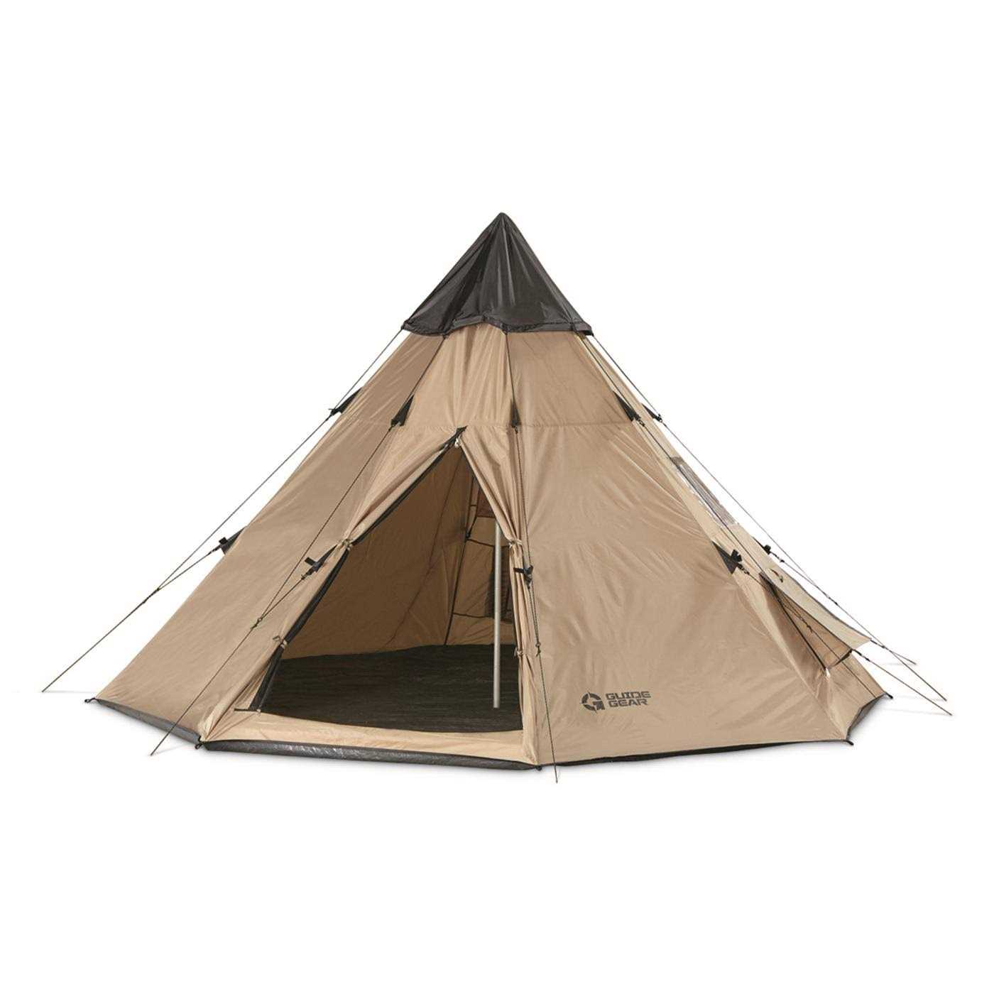 Guide Gear 10 x 10 Teepee Tent - Sports Supplies Online Store