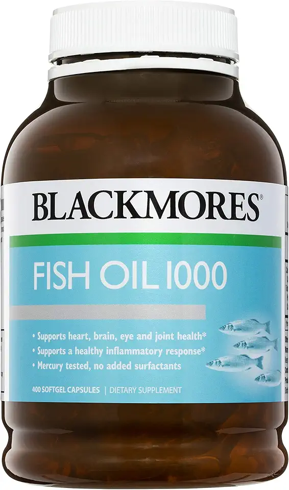 Blackmores Fish Oil 1000 400 Capsules - Kansas Nuitrition - HNZSDS
