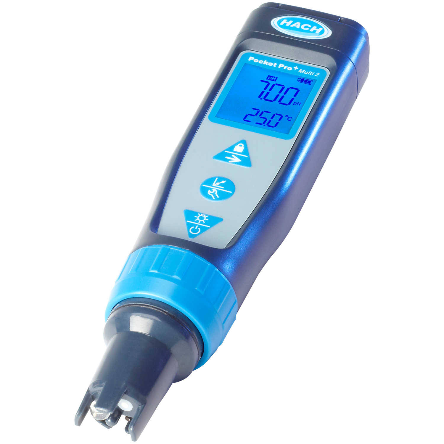 Hach - 9532800 - Pocket Pro+ Multi 2 Tester for pH/Cond/TDS/Salinity with Replaceable Sensor