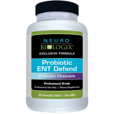 Neurobiologix Probiotic ENT Defend 60 chewables - Kansas Nuitrition - HNZSDS